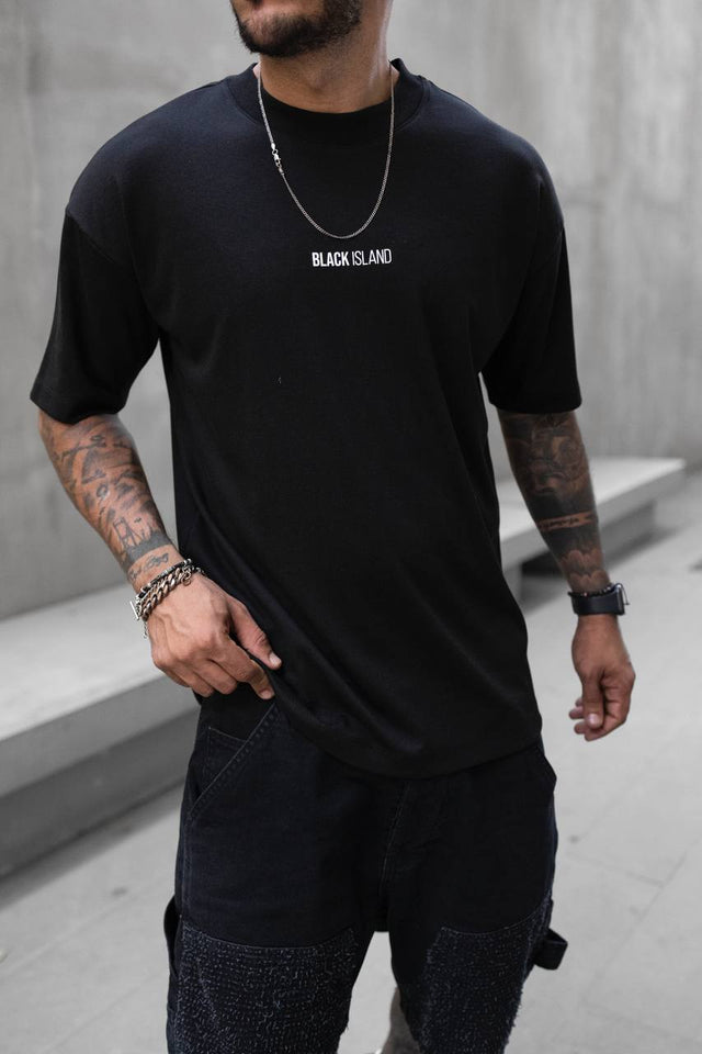 Black Island - T-Shirt - Black