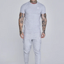 SikSilk - Grey Marl Essentials Cargo Joggers