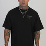 SikSilk - Black Graphic T-Shirt