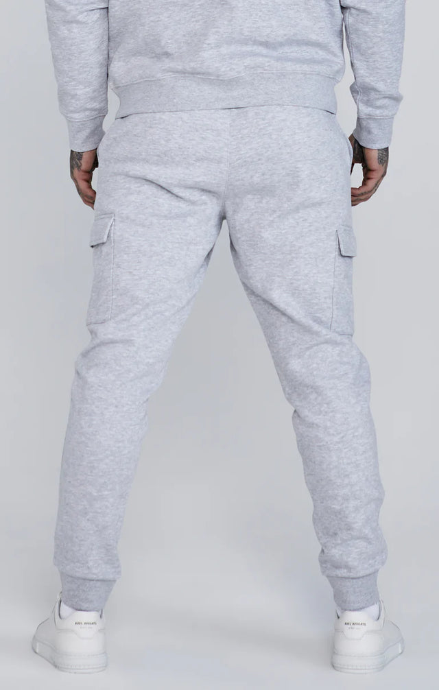 SikSilk - Grey Essentials Cargo Joggers