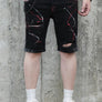 2Y Premium - Black Painted Shorts