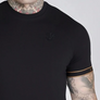 SikSilk - Black&Gold Tech T-Shirt