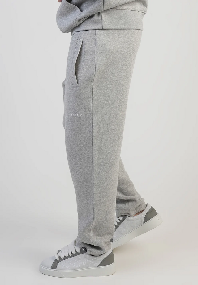 SikSilk - Grey Marl Track Pants