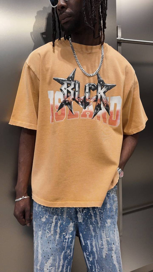 Black Island - Orange T-Shirt