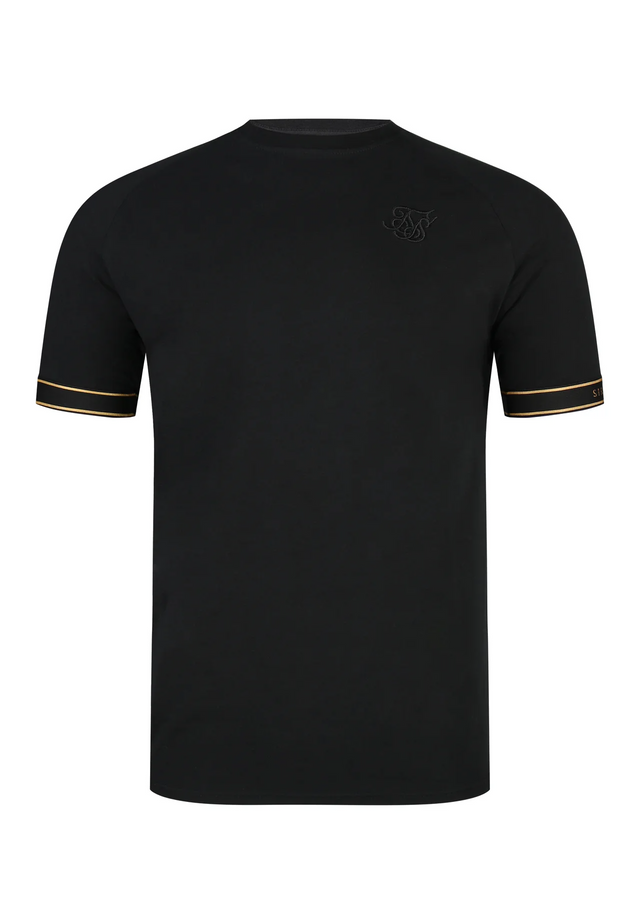 SikSilk - Black&Gold Tech T-Shirt