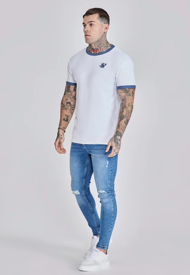 SikSilk - Ribbed Ringer T-Shirt