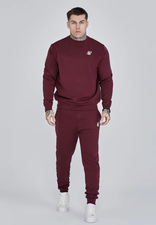 SikSilk - Burgundy Essentials Sweater