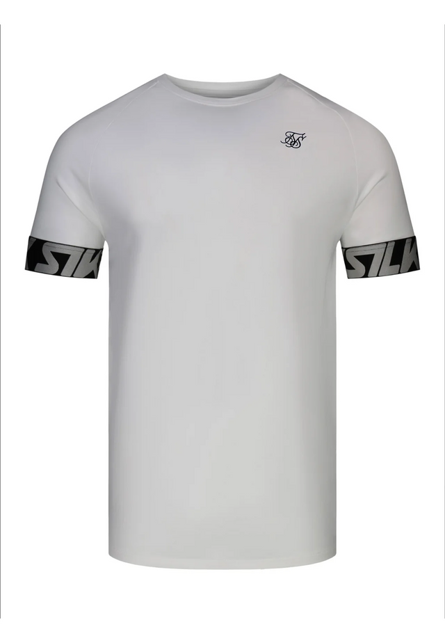 SikSilk - White Tech T-Shirt