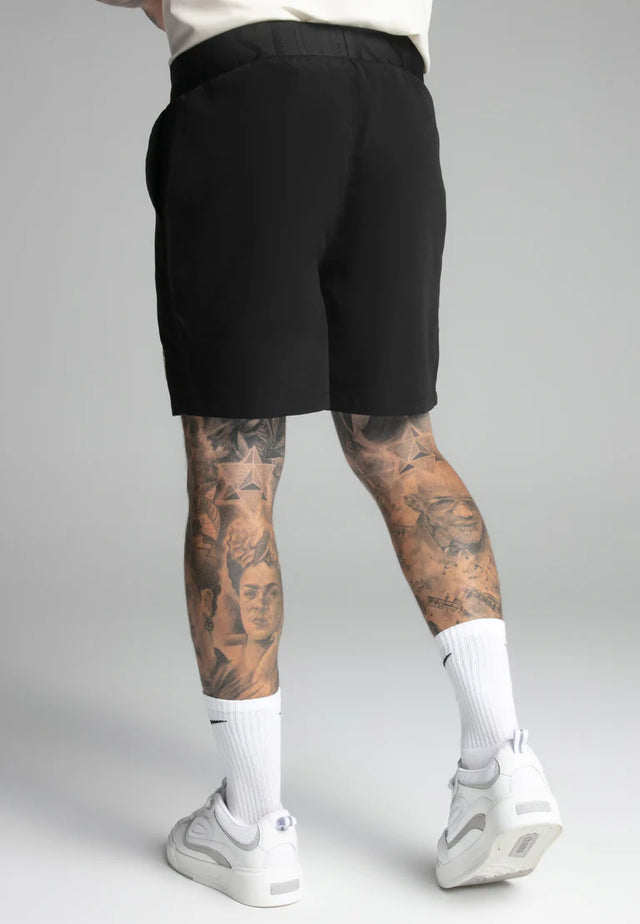 SikSilk - Black Swim Shorts