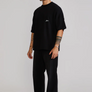 SikSilk - Black Graphic T-Shirt