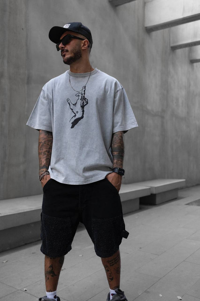 Black Island - Fvck T-Shirt - Grey