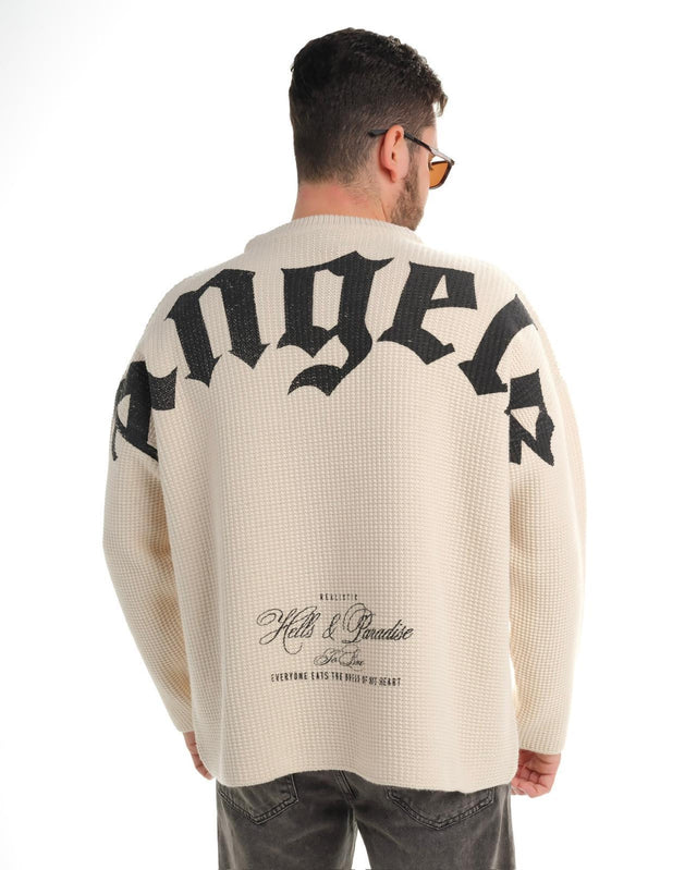 2Y Premium - Angels Beige Pulover