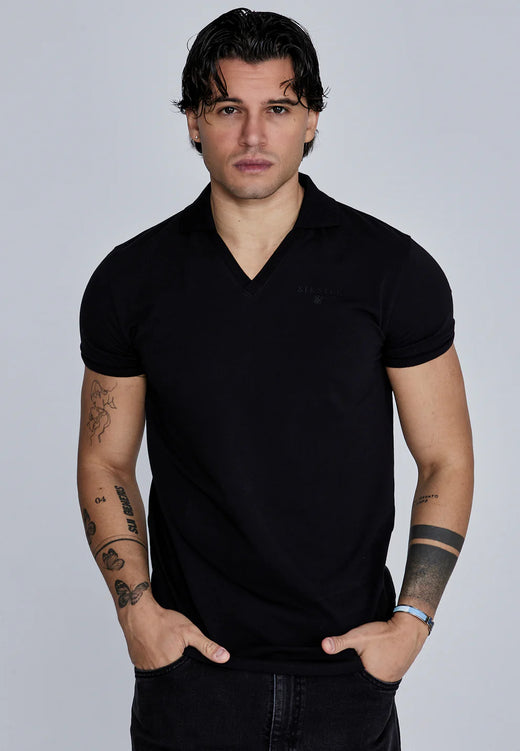 SikSilk - V-Neck Polo