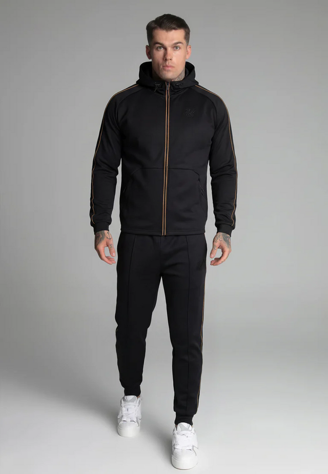 SikSilk - Black Full Zip hoodie