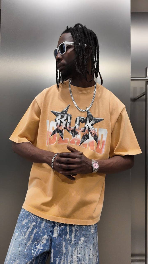 Black Island - Orange T-Shirt