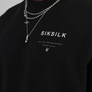 SikSilk - Black Graphic T-Shirt