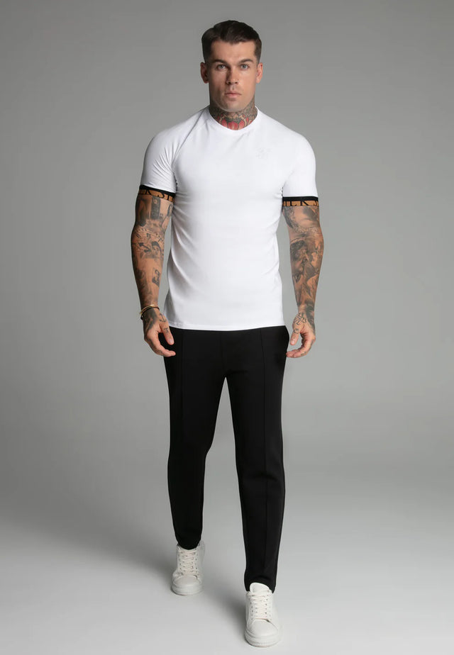 SikSilk - White Tech T-Shirt