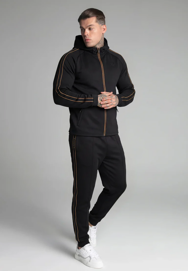 SikSilk - Black Full Zip hoodie