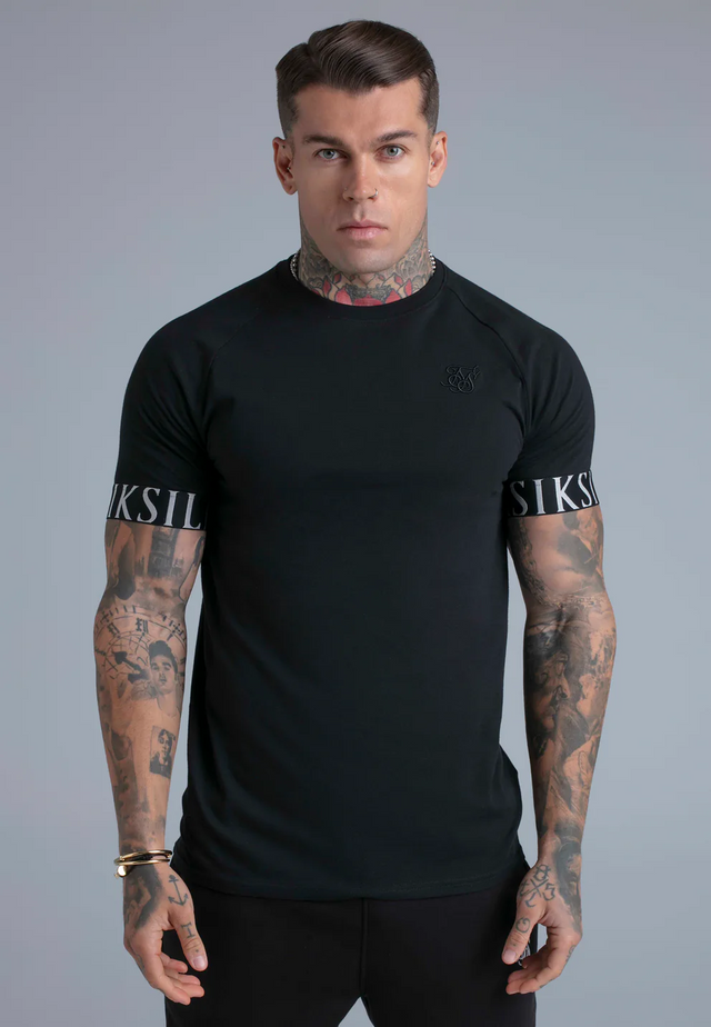 SikSilk - Black Tech T-Shirt