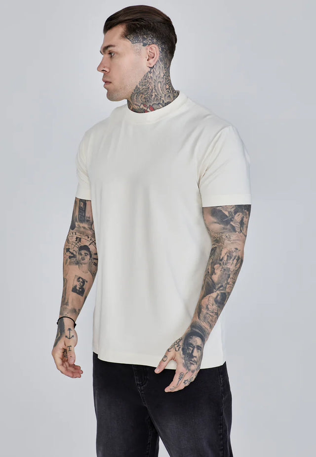 SikSilk - Brown Ecru Grey Marl 3 darab T-Shirts