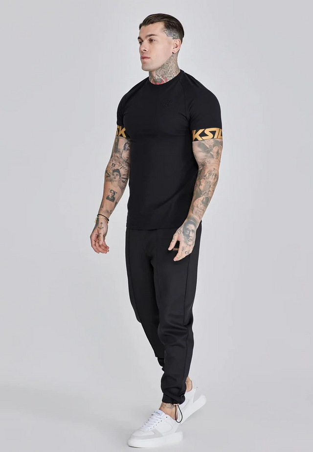 Siksilk - Black Dynamic T-Shirt
