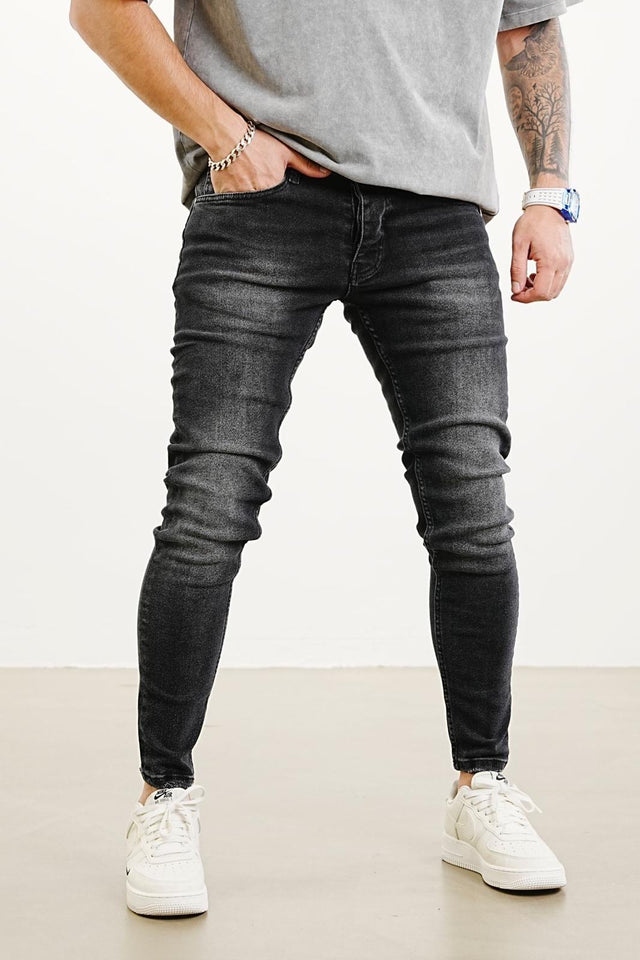 2Y Premium - Black Washed Jeans