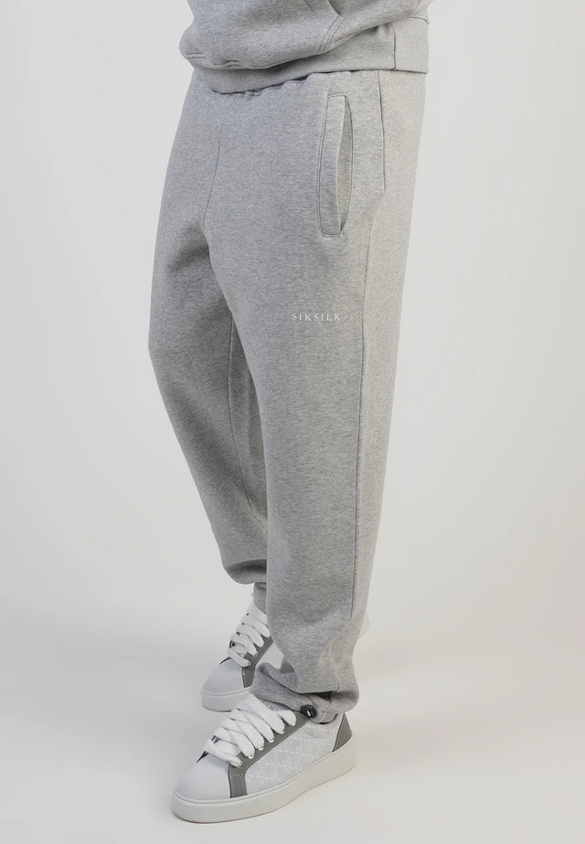 SikSilk - Grey Marl Track Pants