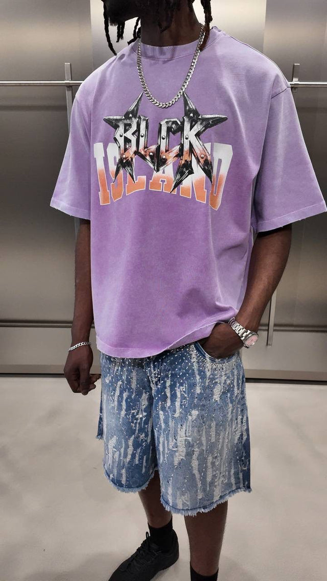 Black Island - Purple T-Shirt