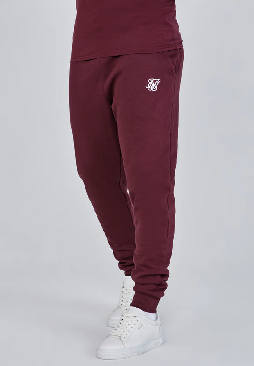 SikSilk - Burgundy Essentials Joggers