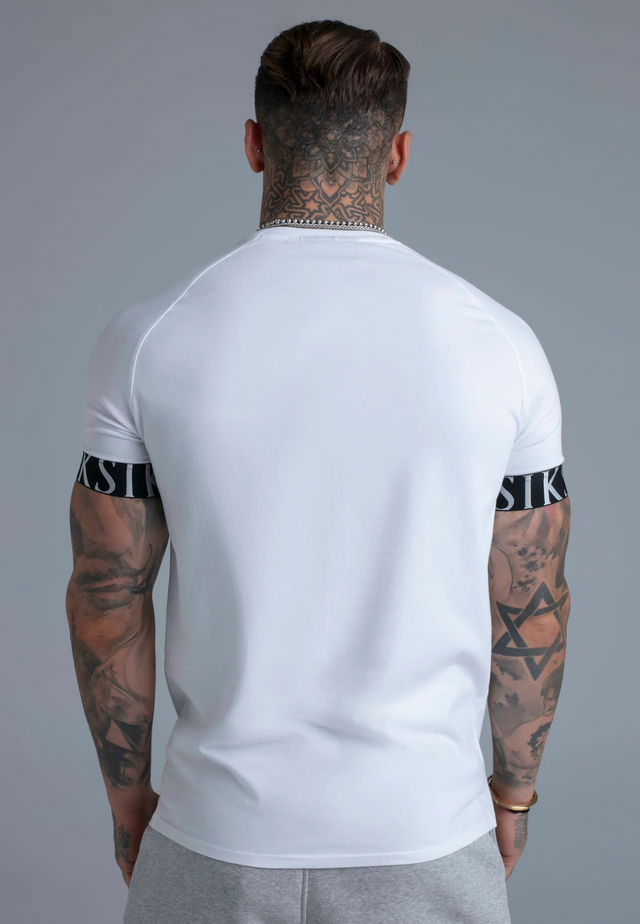 SikSilk - White Tech T-Shirt