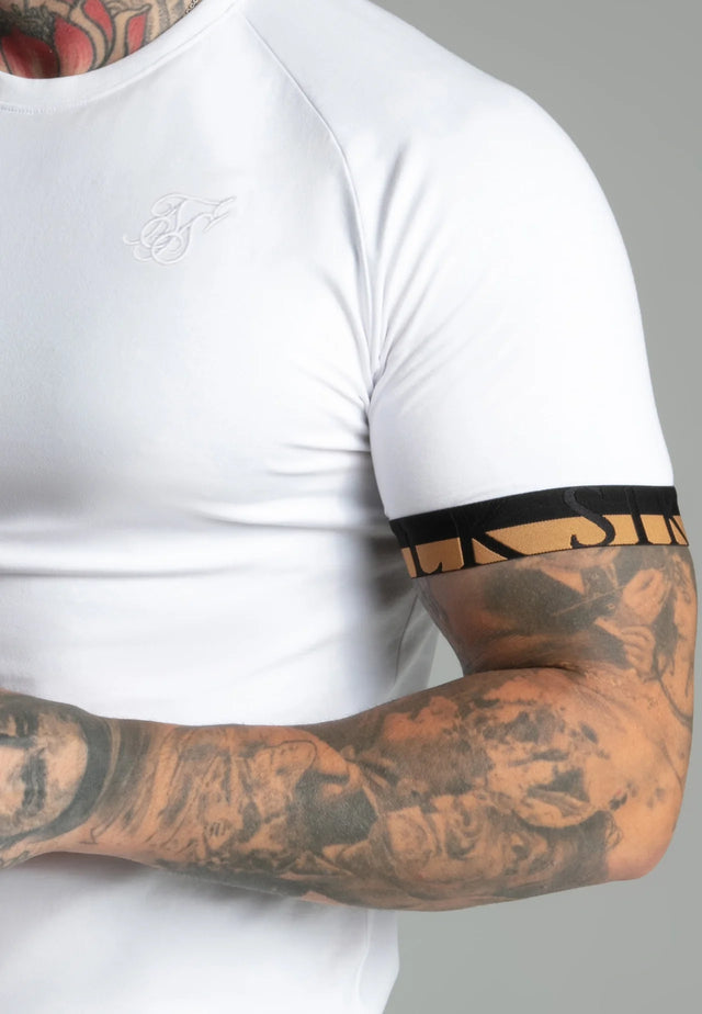 SikSilk - White Tech T-Shirt