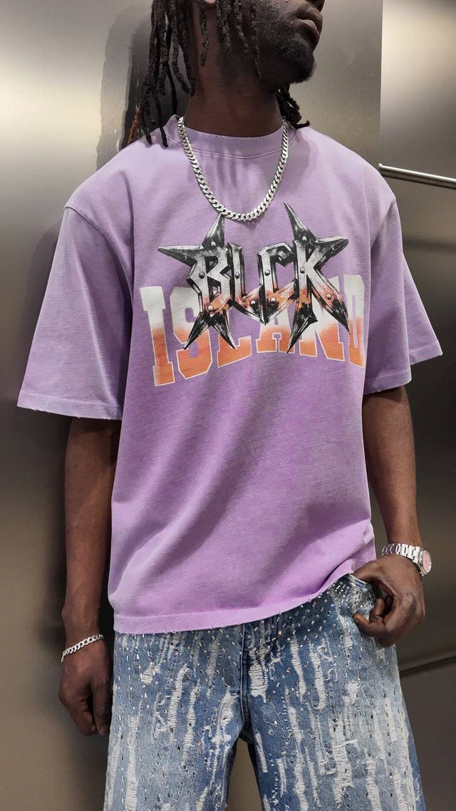 Black Island - Purple T-Shirt