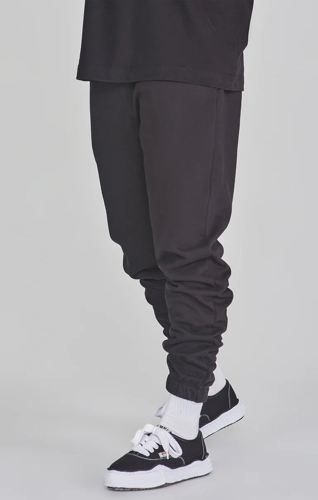 SikSilk - Relaxed Fit Joggers - Black