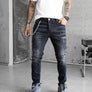 Black Island - Painted Jeans - Black