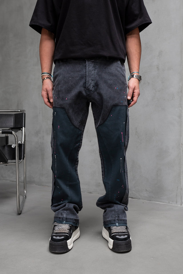 Black Island - Painted Loose Fit Jeans