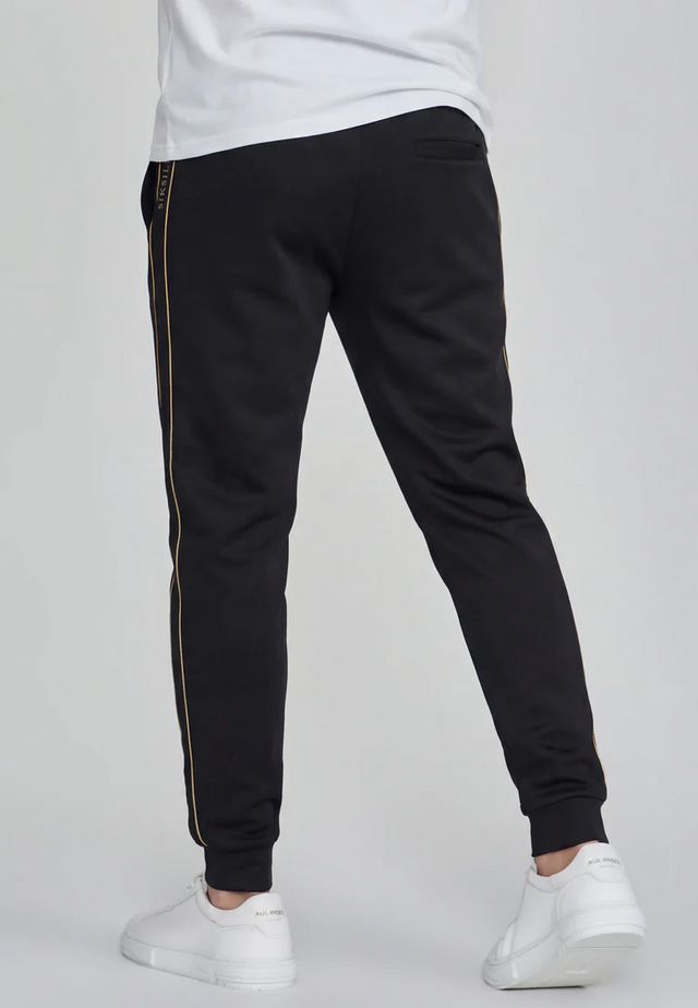 SikSilk - Black Tapered Joggers