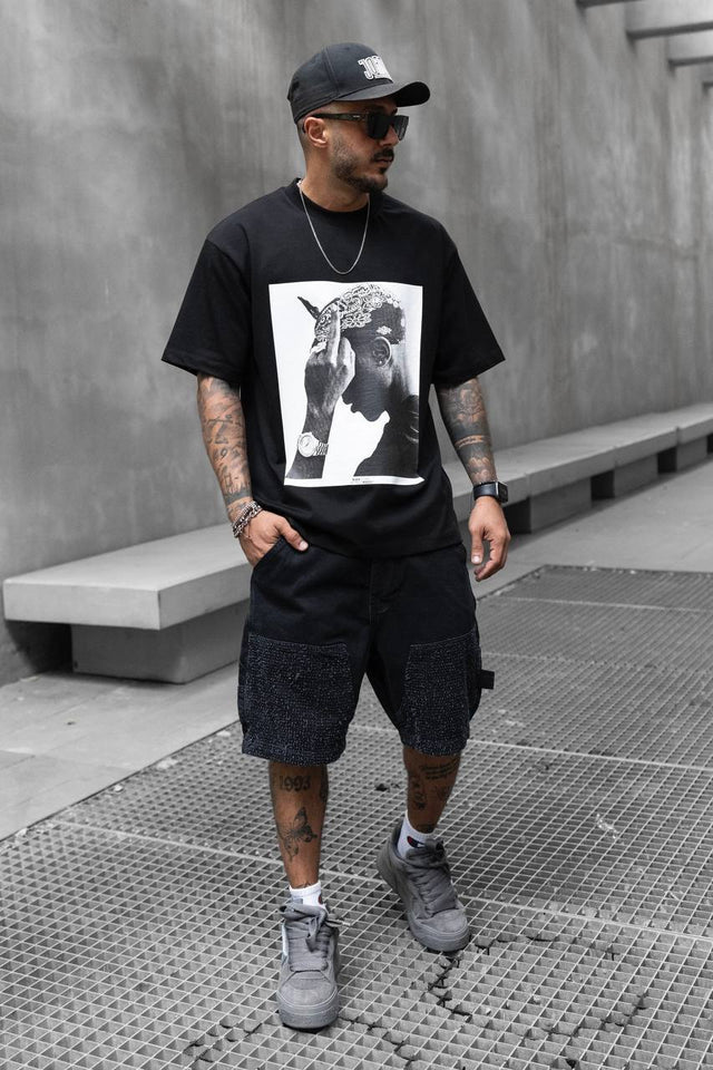 Black Island - Tupac T-Shirt - Black