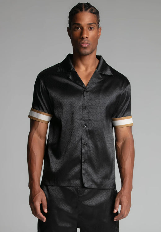 SikSilk - Black Resort Shirt