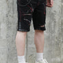 2Y Premium - Black Painted Shorts