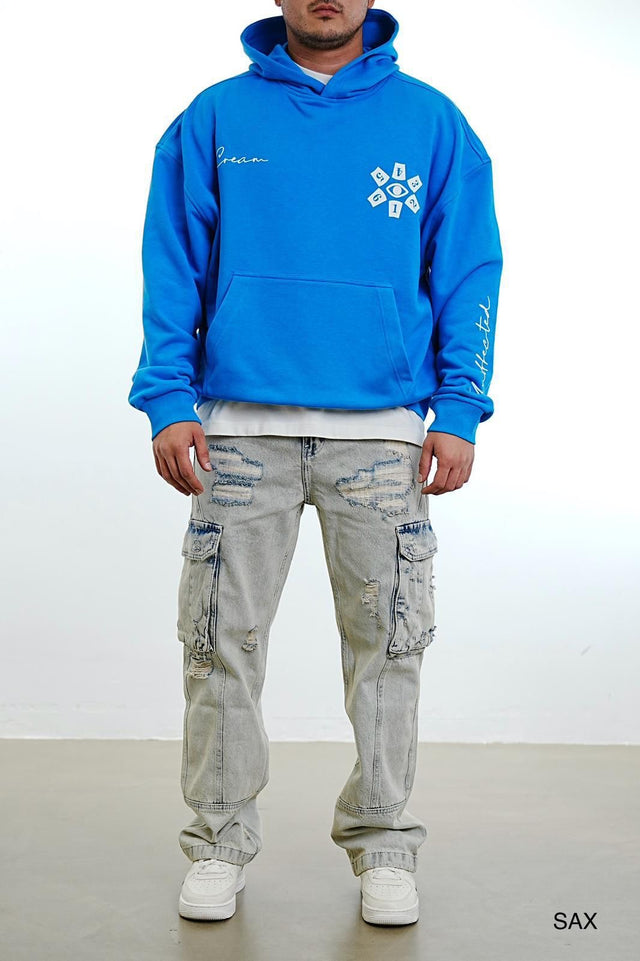 2Y Premium - Silence Touched Hoodie - Blue