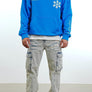 2Y Premium - Silence Touched Hoodie - Blue