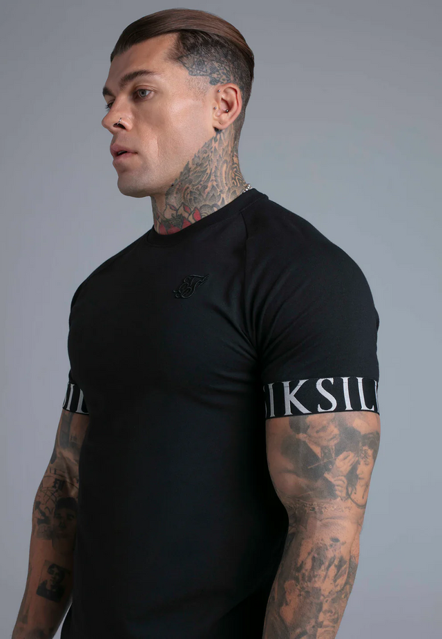 SikSilk - Black Tech T-Shirt