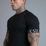 SikSilk - Black Tech T-Shirt