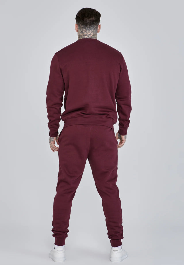 SikSilk - Burgundy Essentials Sweater