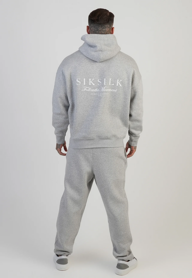 SikSilk - Grey Marl Track Pants