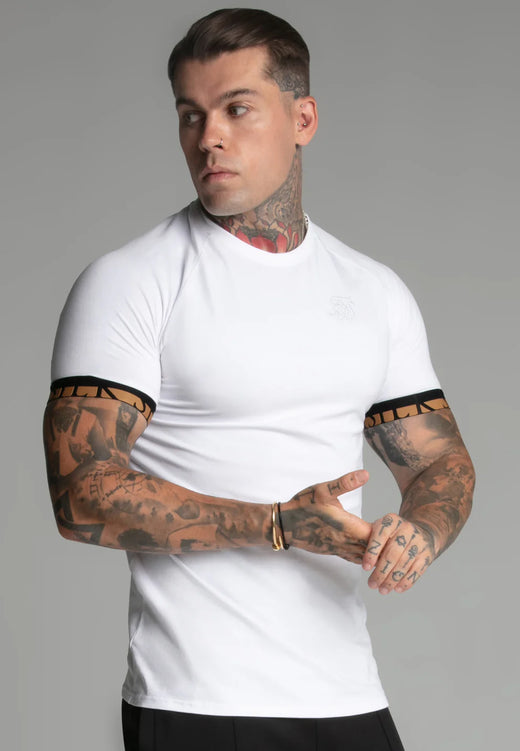 SikSilk - White Tech T-Shirt