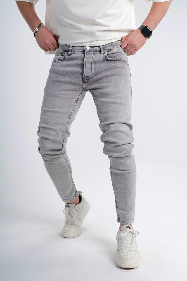 2Y Premium - Grey Slim Fit Jeans