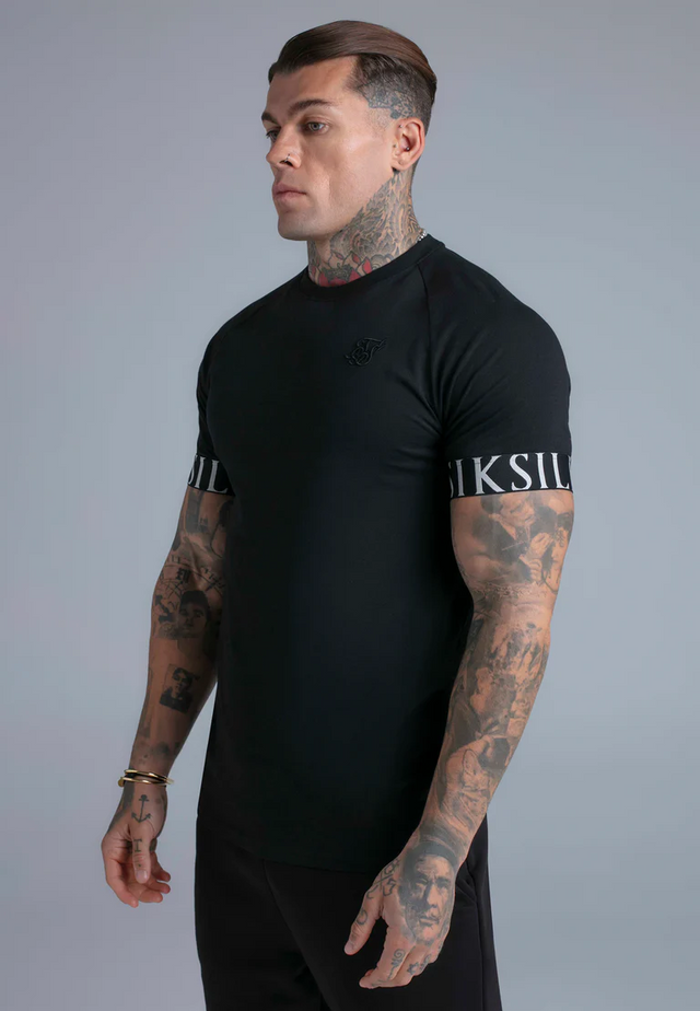 SikSilk - Black Tech T-Shirt