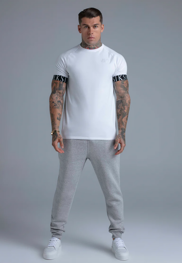 SikSilk - White Tech T-Shirt
