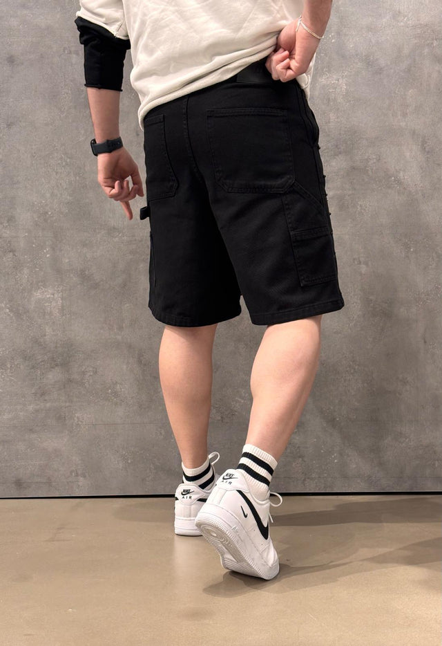 2Y Premium - Black Buttons Shorts